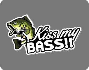 Kiss My Bass Computer / Laptop Mouse Pad