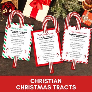 Weihnachten Christliche Traktate Printable Christian Handout Weihnachtstraktat Candy Cane Gedicht Candy Cane Trakt