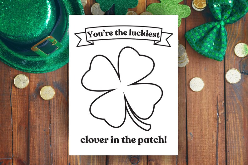 St Patricks Day Craft Shamrock Craft Template St Patricks Day Craft ...