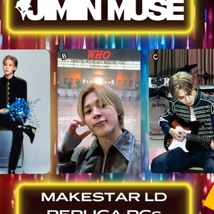 door fans gemaakte replica JIMIN Muse Photocard Makestar Lucky Draw, Jimin Photocard Jimin pc Jimin Muse