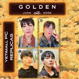 Jungkook YETIMALL Lucky Draw 포카 JK Golden Lucky Draw Photocard JK replica Lucky Draw pc jungkook Lucky Draw zeldzame pc jk