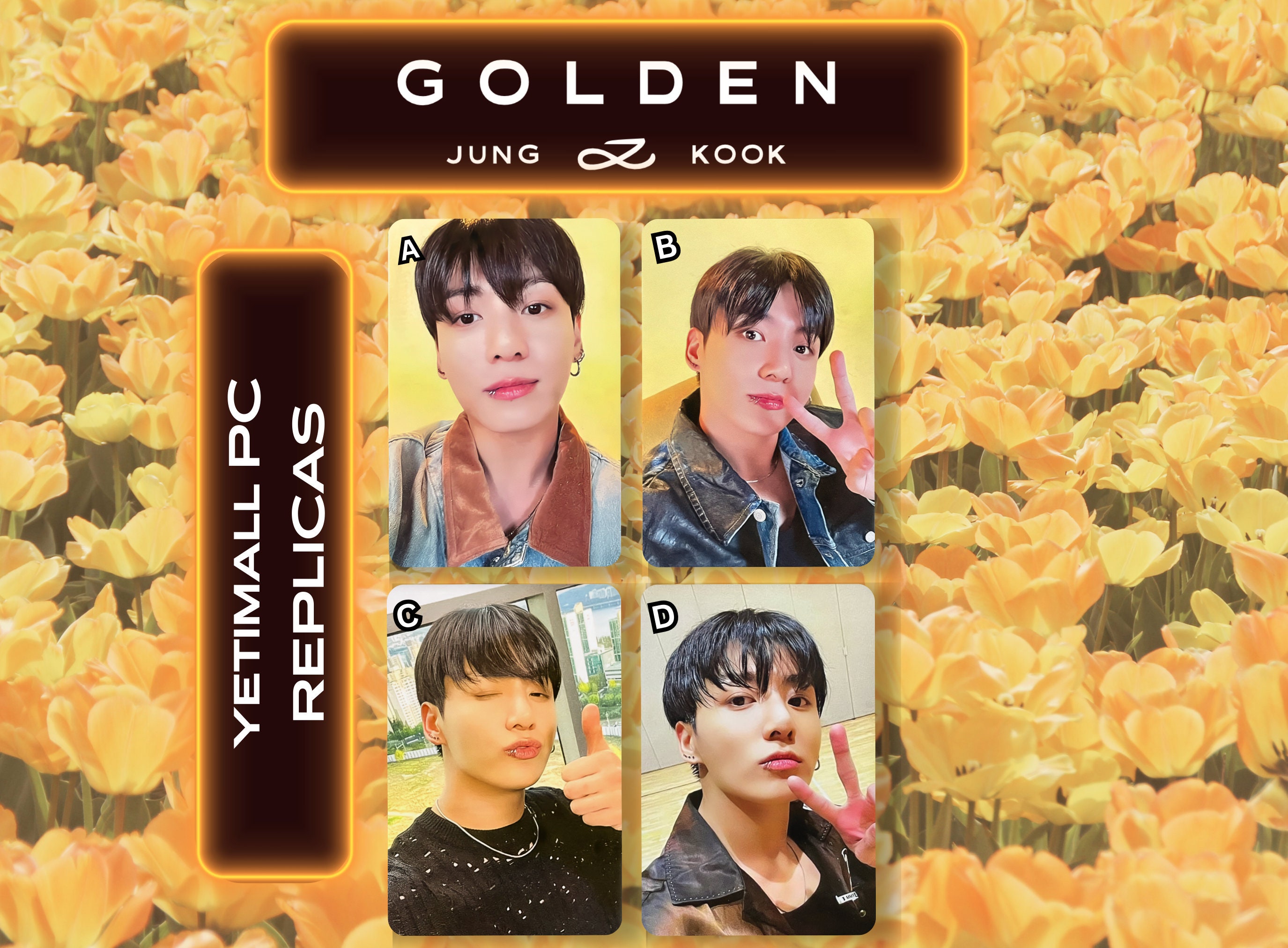 Jungkook YETIMALL Lucky Draw 포카 JK Golden Lucky Draw