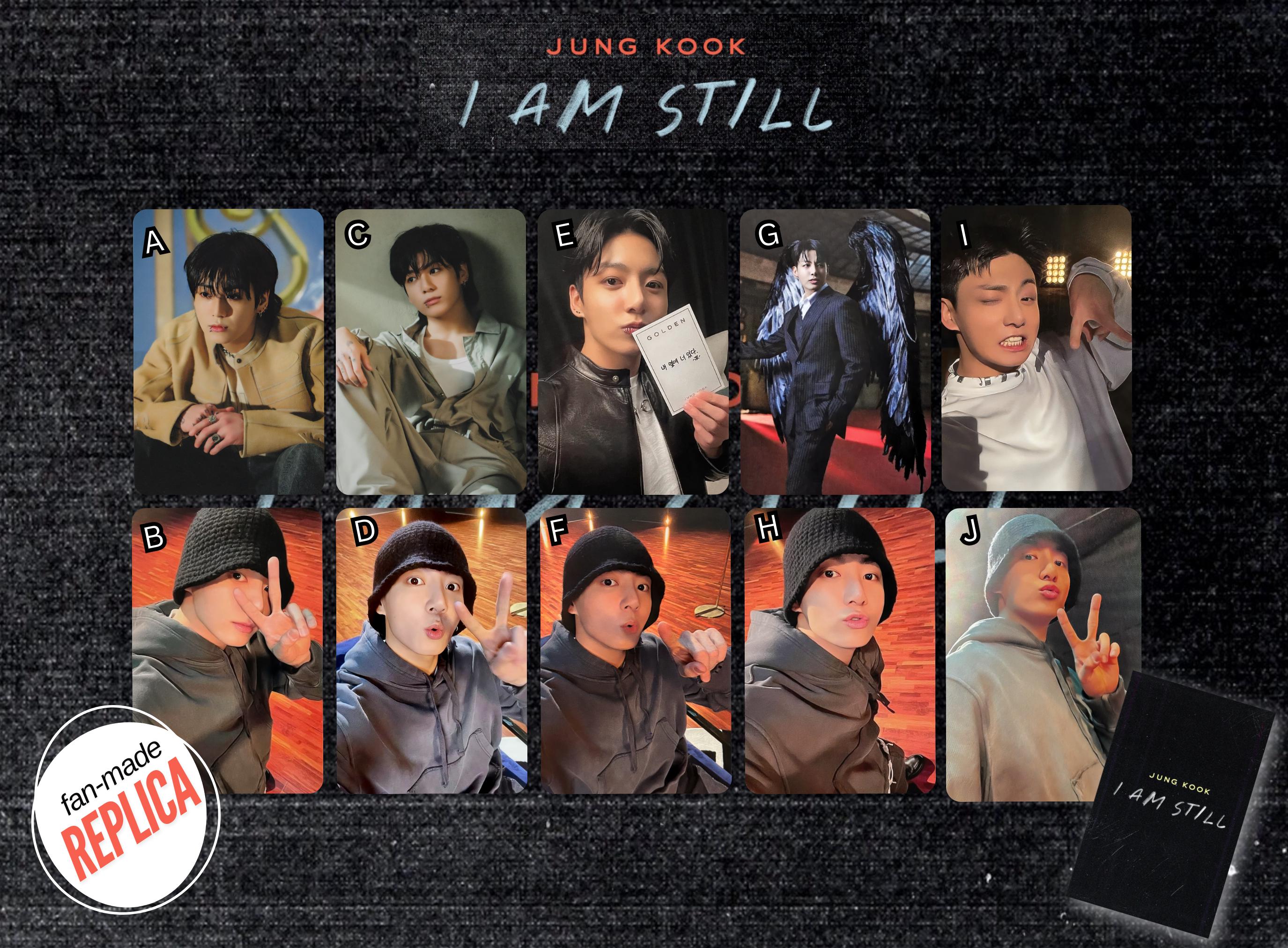 fan made Jungkook movie Photocard JK i am still replica exhibition pc