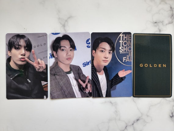 BTS グク golden ラキドロ soundwave Fan-made Replica Jungkook Golden Soundwave Lucky Draw