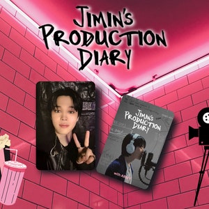Fan-gefertigte Replik Jimins Produktionstagebuch Fanmeet PC Jimin sende Fotokarte Jimin Face Doku Replik PC