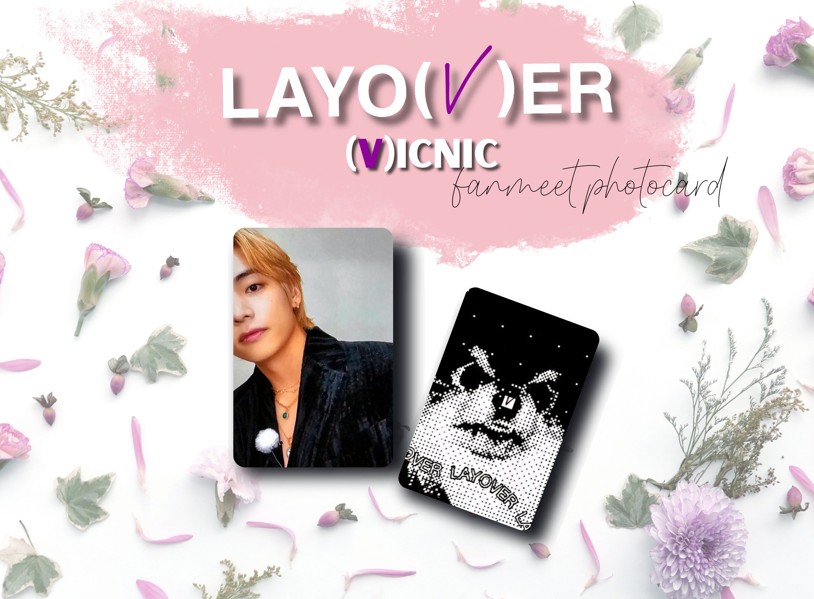 Bts V Layover Svg - Etsy