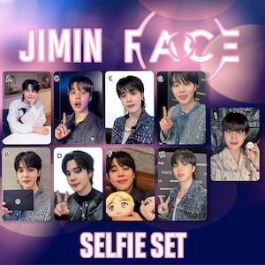 Jimin FACE-fotokaartenJimin selca FACE jimin gifts kpop
