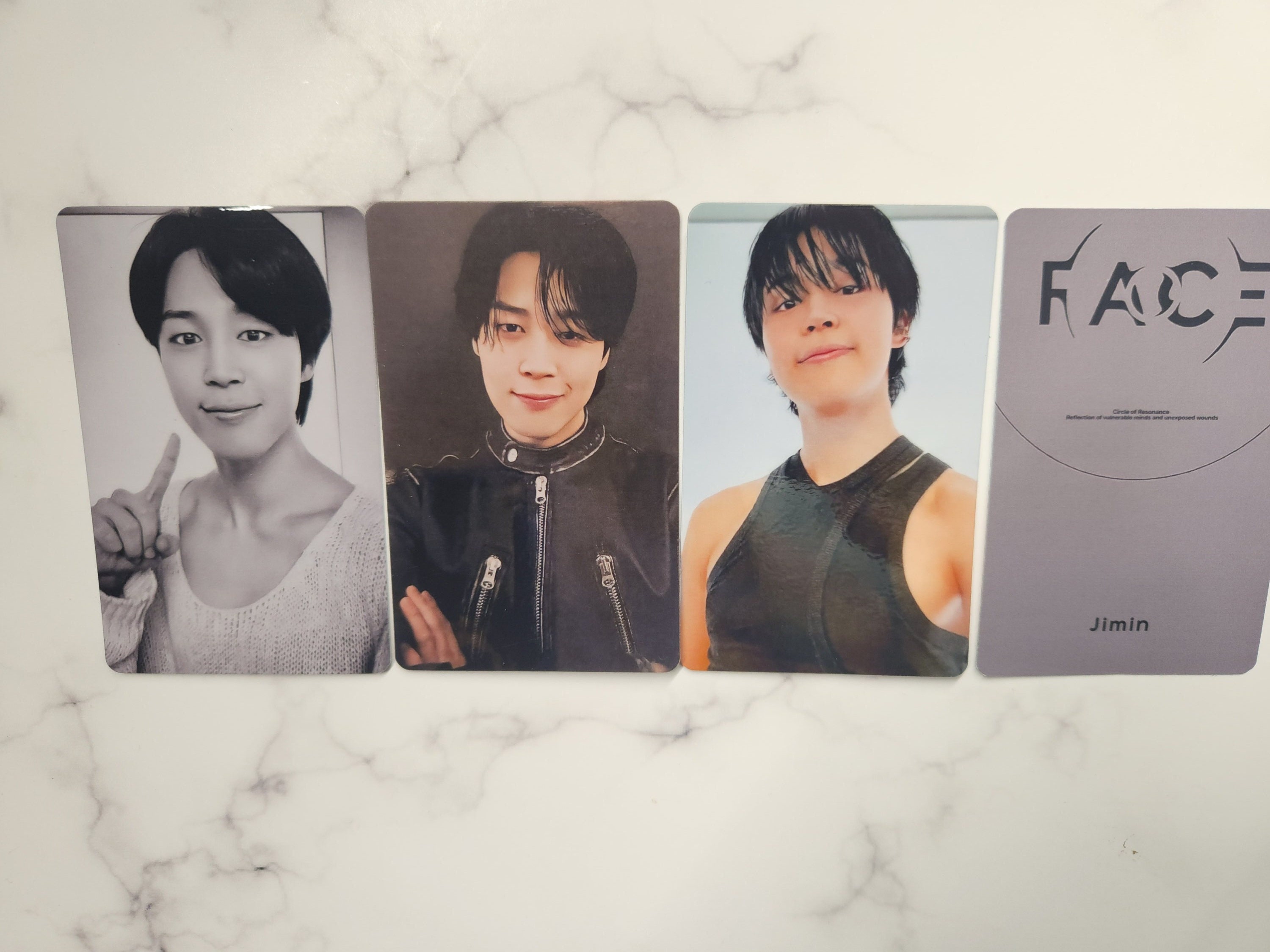 Fan-made Replica Jimin Photocard FACE Lucky Draws Jpfc Ld