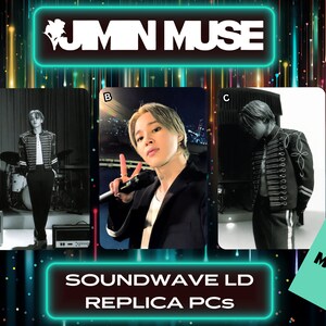 door fans gemaakte replica JIMIN Muse Photocard Soundwave Lucky Draw, Jimin-fotokaart Jimin pc Jimin muse