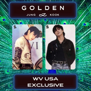 Fan-Replik Goldenes Album Weverse Fotokarte Jung Kook Replica Pc JK golden Fotokarte Pc JK Geschenk