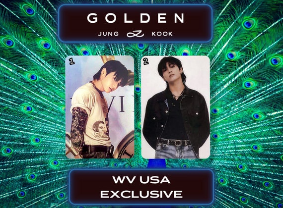 Fan-made Replica Jungkook Golden Album Weverse Photocard