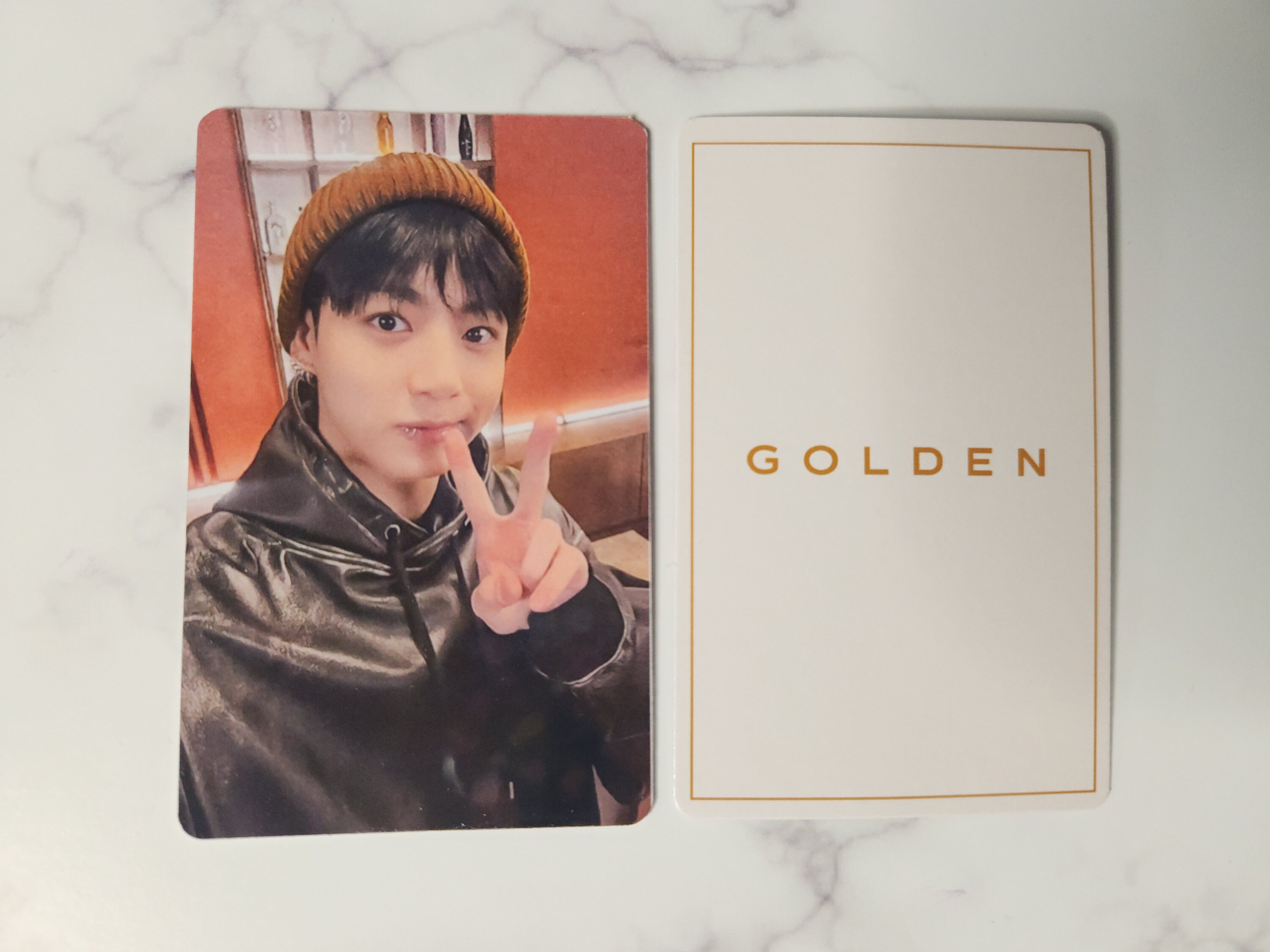 Jungkook Golden Live Showcase Photocard JK Golden Photocard 