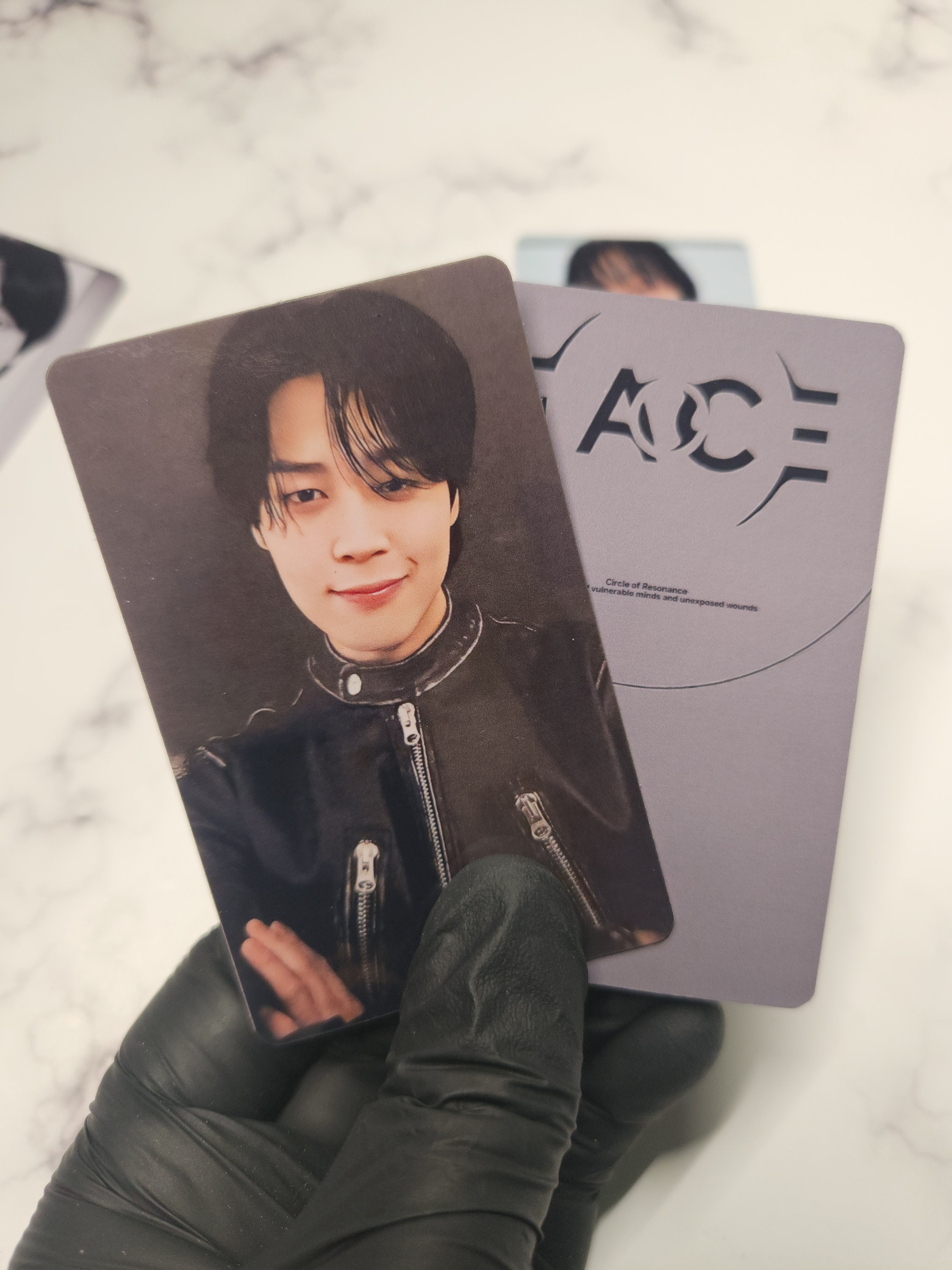 BTS JIMIN THE FACE JAPAN FC Lucky draw Official Photocard