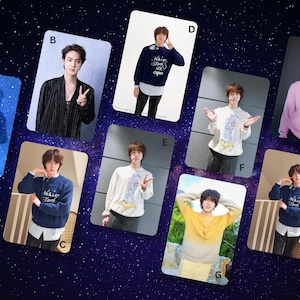 réplique faite par un fan de la collection de cartes photo Jin l'astronaute | Carte photo k-pop non officielle | Cartes photo Jin | Kim Seokjin | Cartes photo faites main