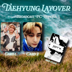 Layover V Yeontan SVG Taehyung Solo Debut Album SVG File