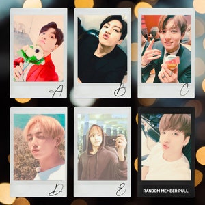 Fan-gefertigte Replik Jungkook Fotokarten benutzerdefinierte jk Fotokarten, Freund Jungkook Fotokarten Jungkook Geschenk Throwback Vintage Fotokarte