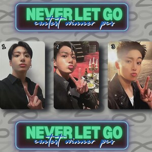 Jungkook Never Let Go-fotokaart, Jungkook Broadcast Photocards jungkook pc-bundel zeldzame fotokaartreplica onofficiële jk-fotokaart