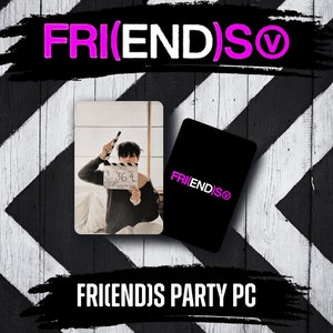Réplique de carte photo V FRIENDS amis Taehyung PC carte photo unique AMIS, fanclub taehyung, réplique rare de carte photo tae non officielle
