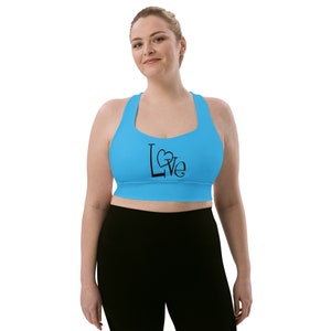 Longline Sports Bra, XS - 3XL