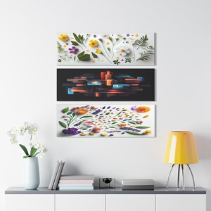 Modern Acrylic Print Triptych Set - Abstract Wall Art Decor