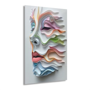Vibrant Acrylic Print - Abstract Wall Decor