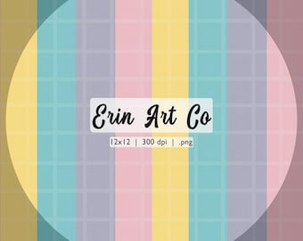 Bright Striped Spring Easter Seamless Pattern File Hand Drawn PNG Download Digital Paper Sublimation Fabric Surface Design