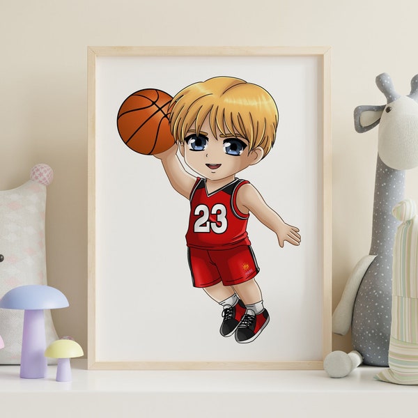Basketball Sports I Can Play Kids Room Wall Art | Childs Bedroom, Nursery Room, Kids Play Room, Kids Bedroom, Digital Download, Printable