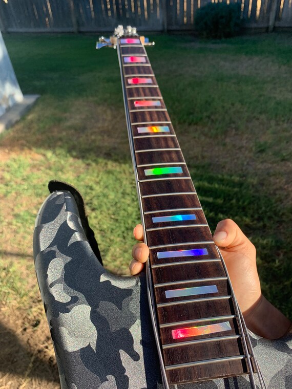 Custom fretboard inlay stickers sale