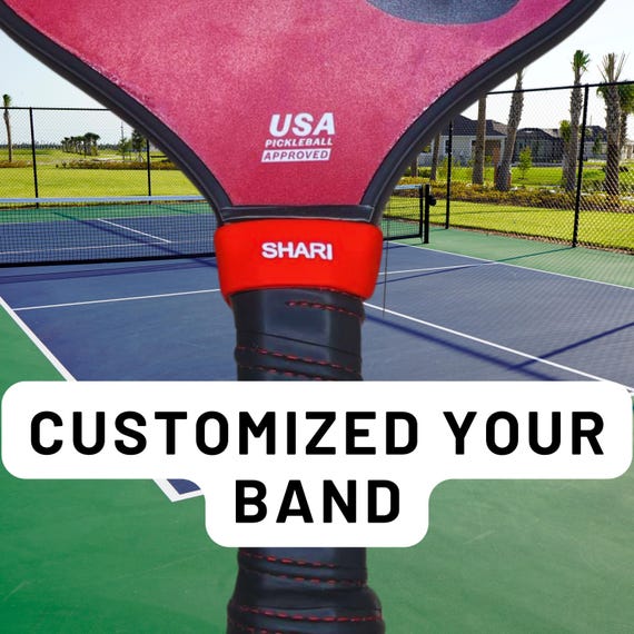 Personalized Pickleball Paddle Band: Custom Grip Accessory