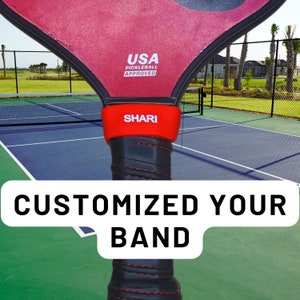 Benutzerdefiniertes Pickleball-Band, Personalisieren Sie Ihr Paddel, benutzerdefiniertes Band, benutzerdefiniertes Paddelband, benutzerdefiniertes Tennis, benutzerdefinierter Griff, Sportzubehör Bild 1