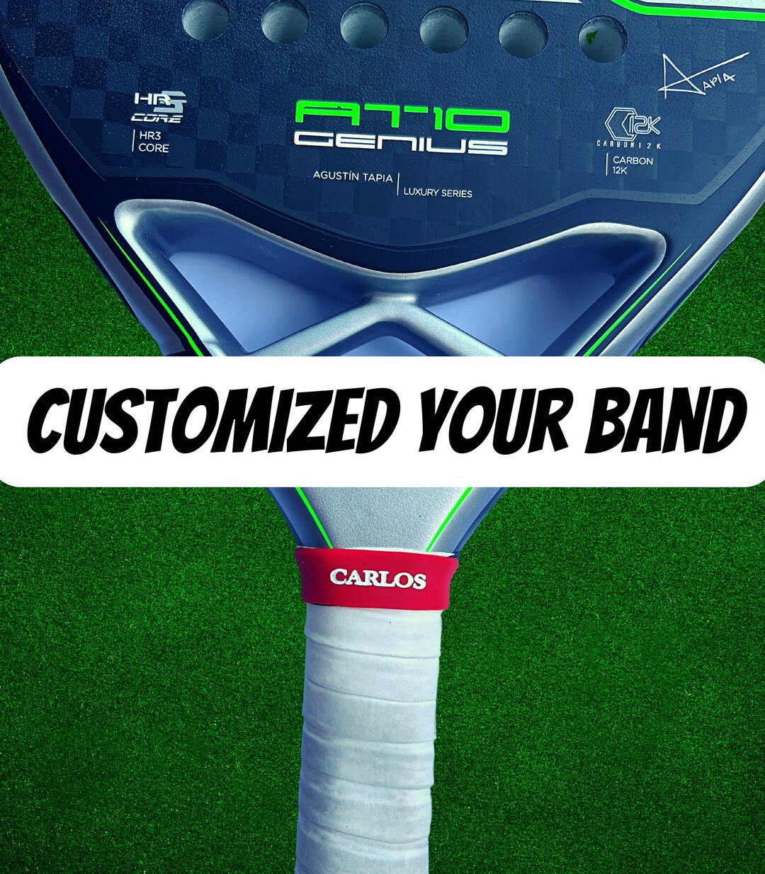 Custom Pickleball Band, Personalize Your Paddle, Custom Band, Custom