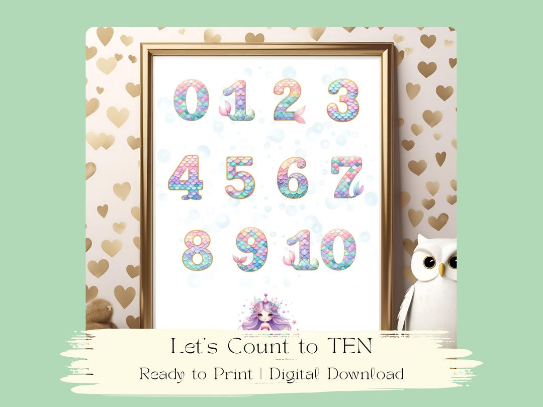 Count to Ten Chart | Learn to Count | Educational Poster | Educational ...