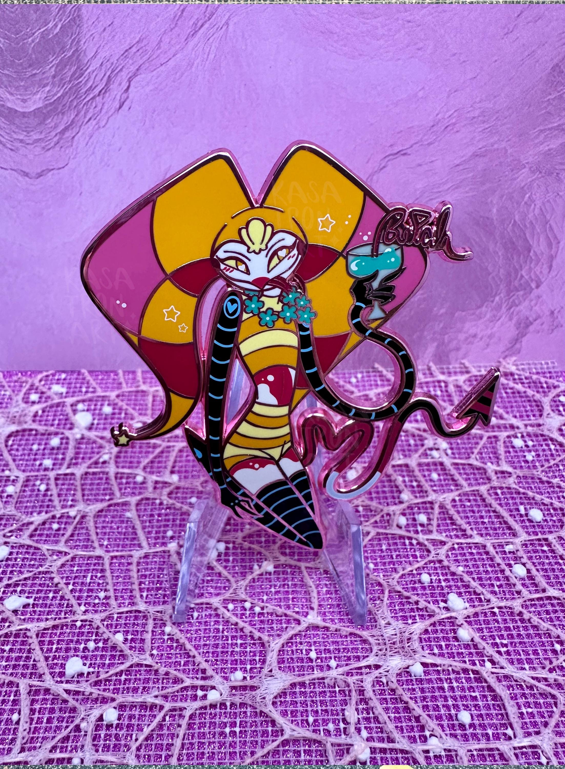 Helluva Boss Summer Fizzy Pop Pin || Fizzarolli, Fizzy