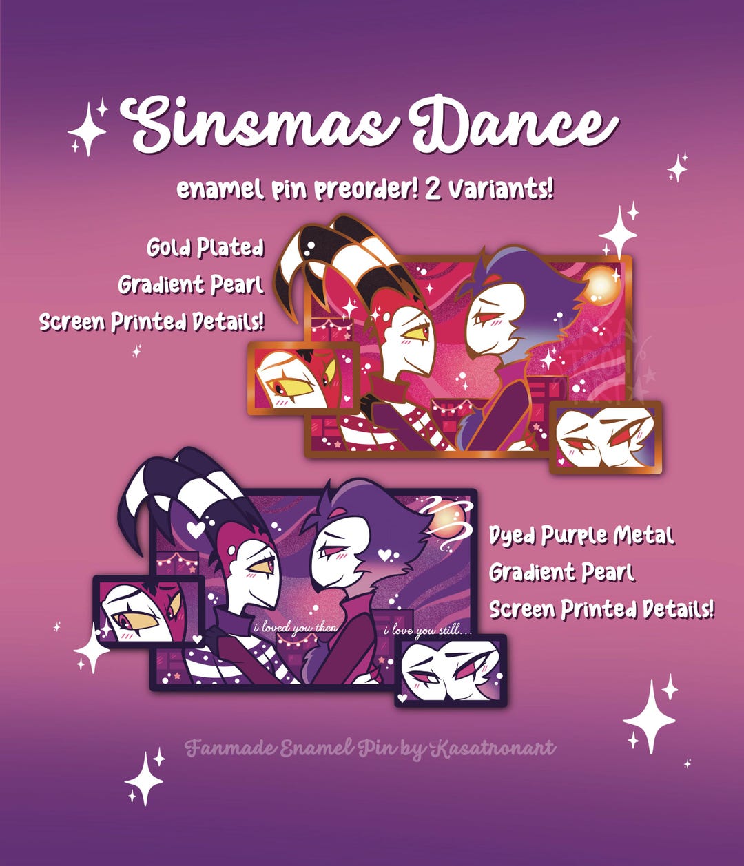 Stolitz Pin Helluva Boss Sinsmas Dance Stolitz - Pin 4.1” - Sinsmas Dance PREORDER ...