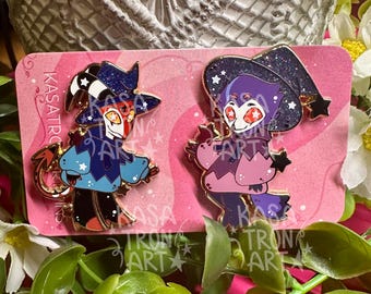 Helluva Boss Cozy Witchy Stolas & Blitz - Pin 2” || Stolitz