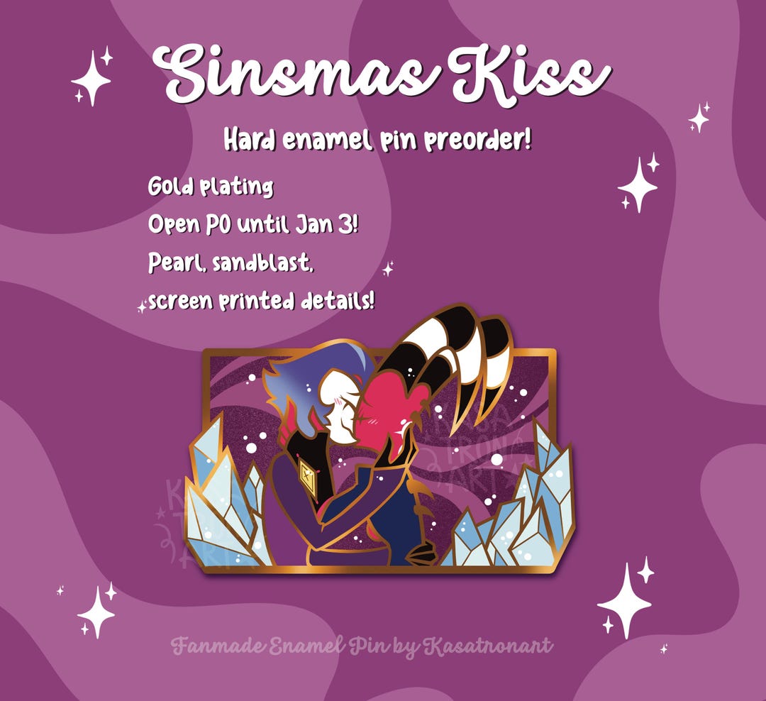 Stolitz Pin Helluva Boss Sinsmas Stolitz - Pin 3” - Sinsmas Kiss || Stolitz ...