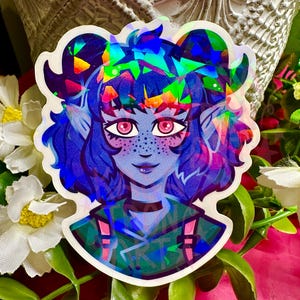 Critical Role Vinyl Stickers || Jester, Mollymauk, Keyleth, Percy, Vox Machina, Mighty Nein, Fanart Stickers