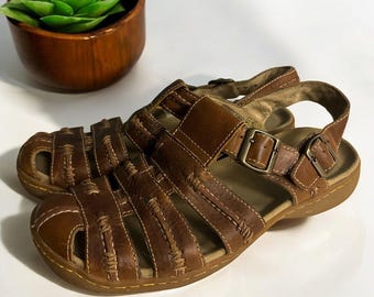 Dr Martens VTG Made England Mens 9 Leather Strappy Sandals  display picture 1