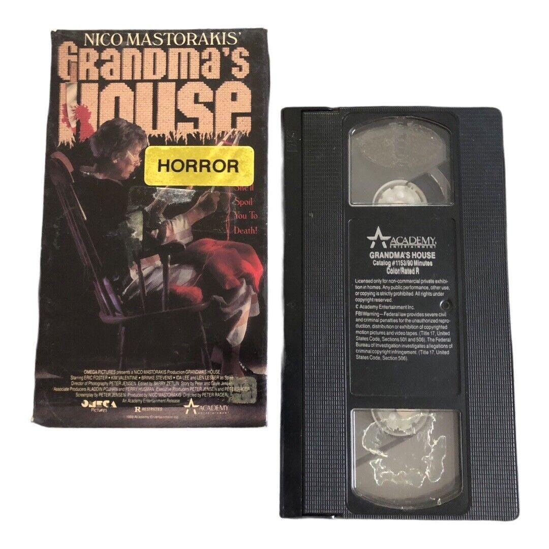 Grandma's House VHS 1989 Vintage Horror #1153 - Etsy