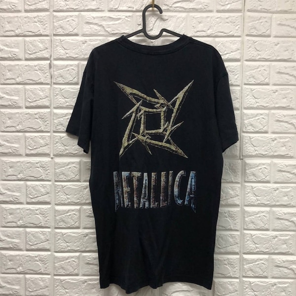 Vtg Metallica 1996 Tour T Shirt Men's Large on GIANT tag 100% preshrunk cotton