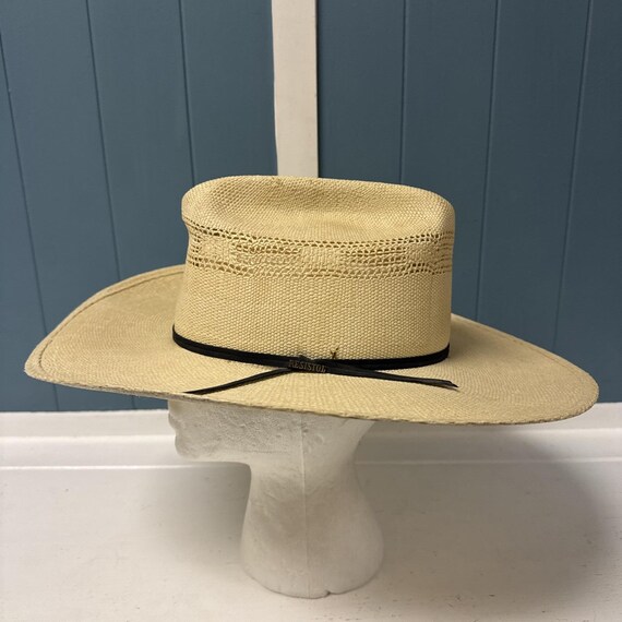 RESISTOL Western HAT ビンテージ ウェスタン ハット ピン付 ヴィンテージ The Bandit by RESISTOL ストローカウボーイハット