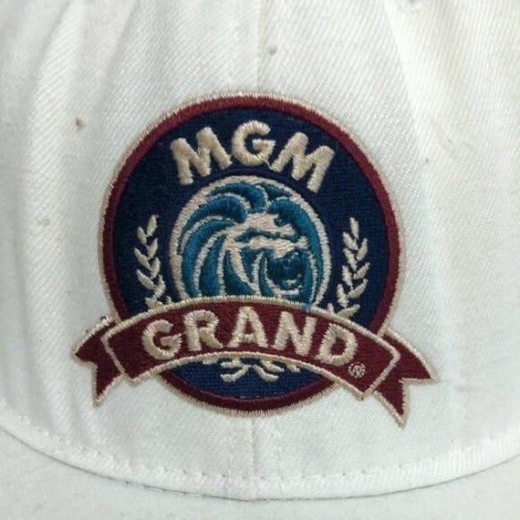 Vintage 1993 MGM Grand Las Vegas Snapback Lion Baseball Cap 