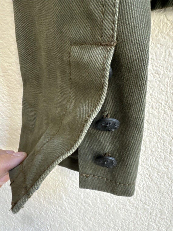 Vintage Ralph Lauren Polo Jeans Women's Moss Green Denim Military