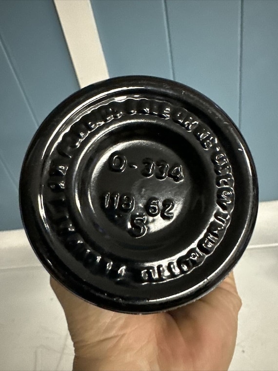 VINTAGE 1962 JIM BEAM Whiskey Decanter Bottle Egyptian Urn