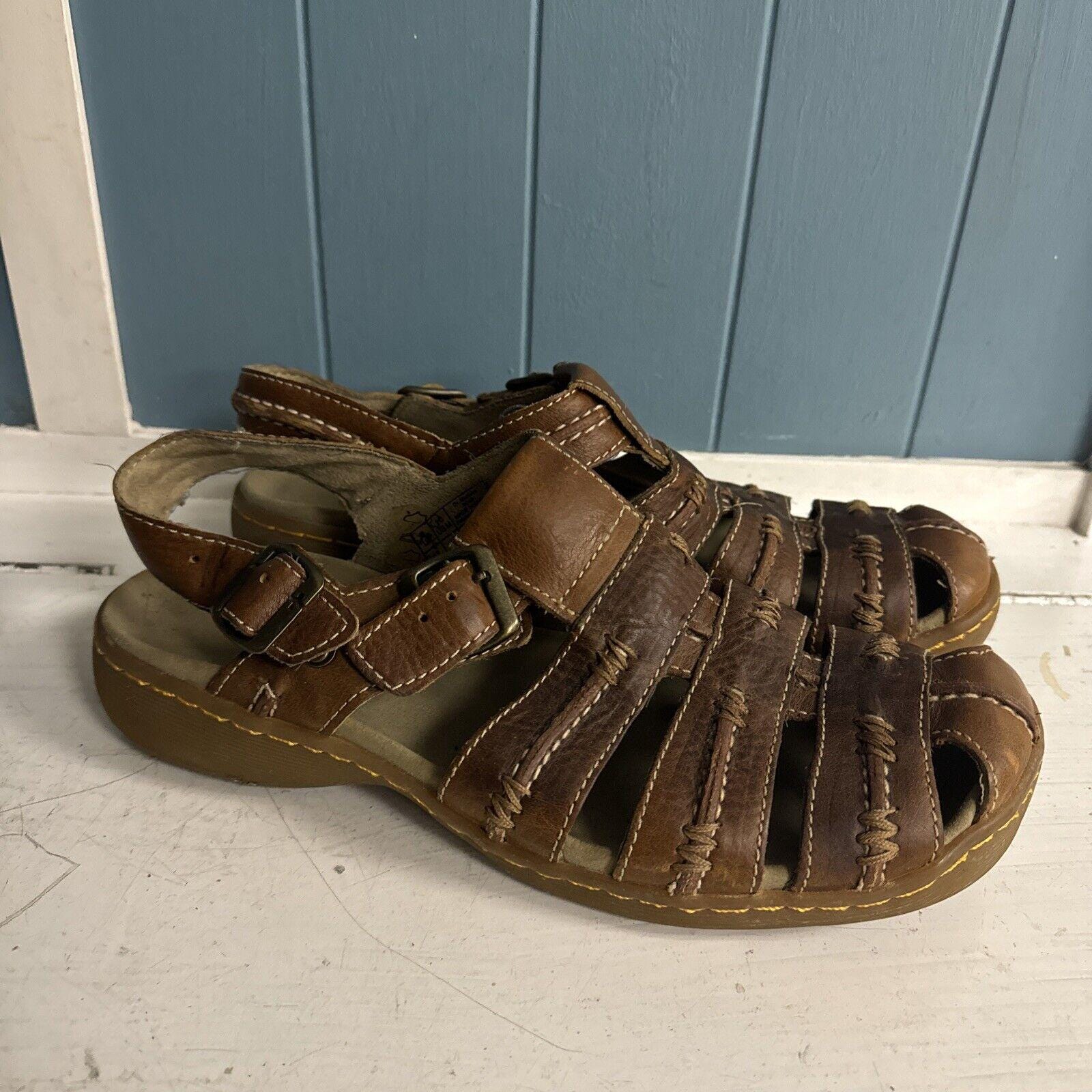 Vintage Y2K Dr. Martens Sandals Fisherman Strap Brown  display picture 1