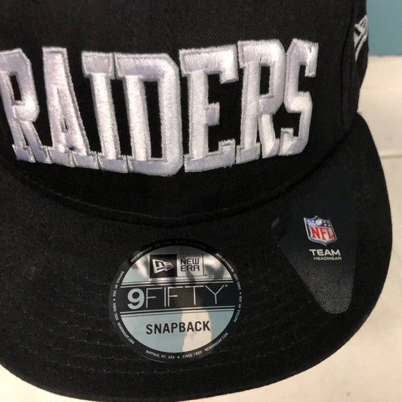 VTG 90s NFL Los Angeles Raiders Arch Logo SNAPBACK Hat New