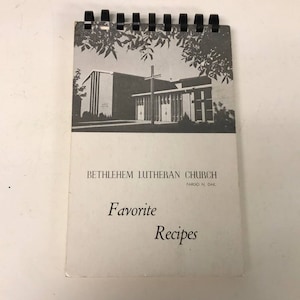 VTG Bethlehem Lutherische Kirche Fargo North Dakota Kochbuch Rezepte Spirale 1-82pg