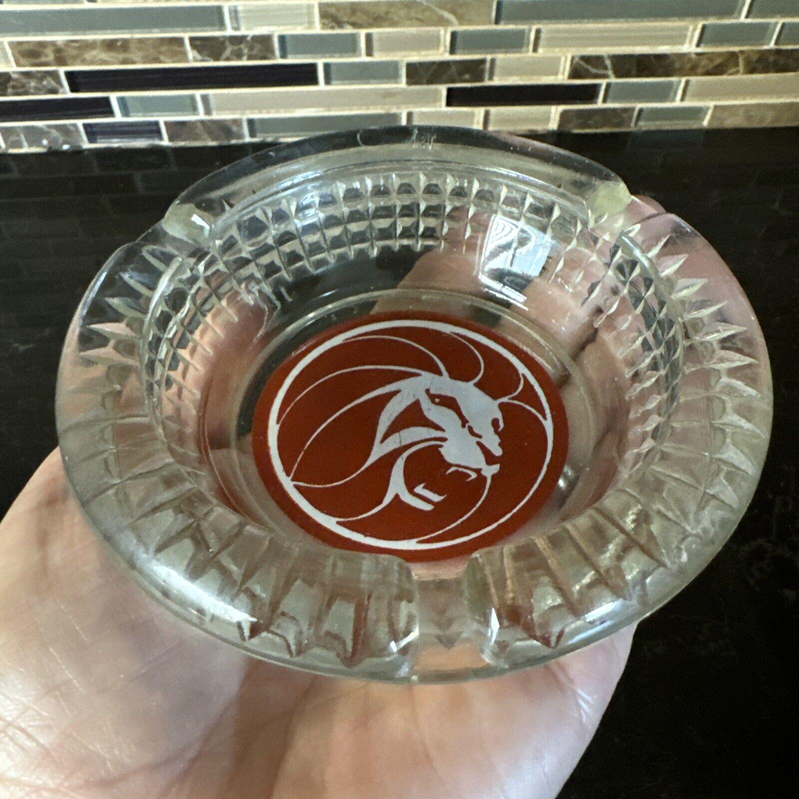 ヴィンテージ MGM グランド カジノ ライオン ロゴ クリアガラス