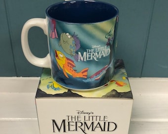 NEW Vintage 1989/90 DISNEY AUTHENTIC The Little Mermaid Cup Tea Cup Ariel Japan