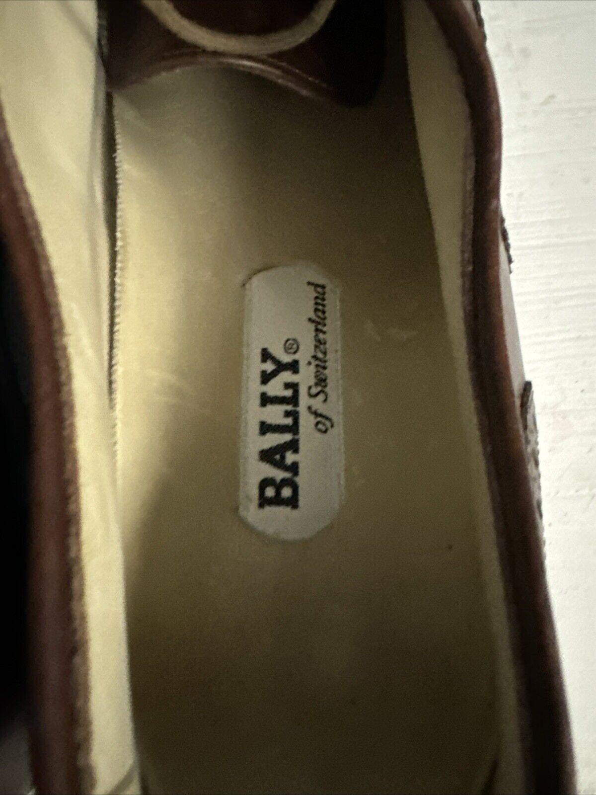 Vintage BALLY Prestige Brown Leather Oxford PARAWET Shoes  display picture 3